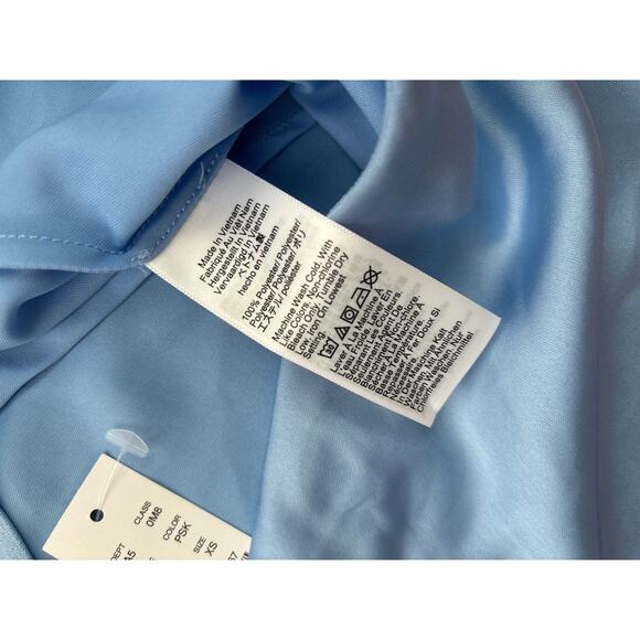 NWT J. Crew Gwyneth Slip Skirt In Placid Sky Blue Size XS - Picture 7 of 7